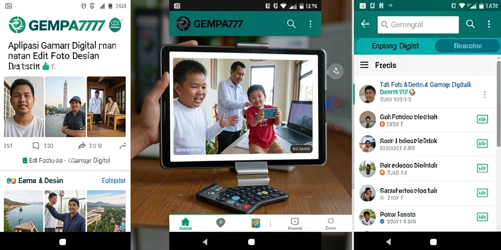 Tampilan antarmuka GEMPA777 yang menarik dan mudah digunakan.