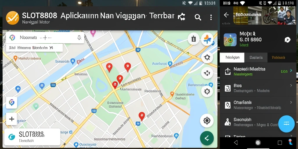 Antarmuka intuitif SLOT8808 untuk Navigasi Motor.